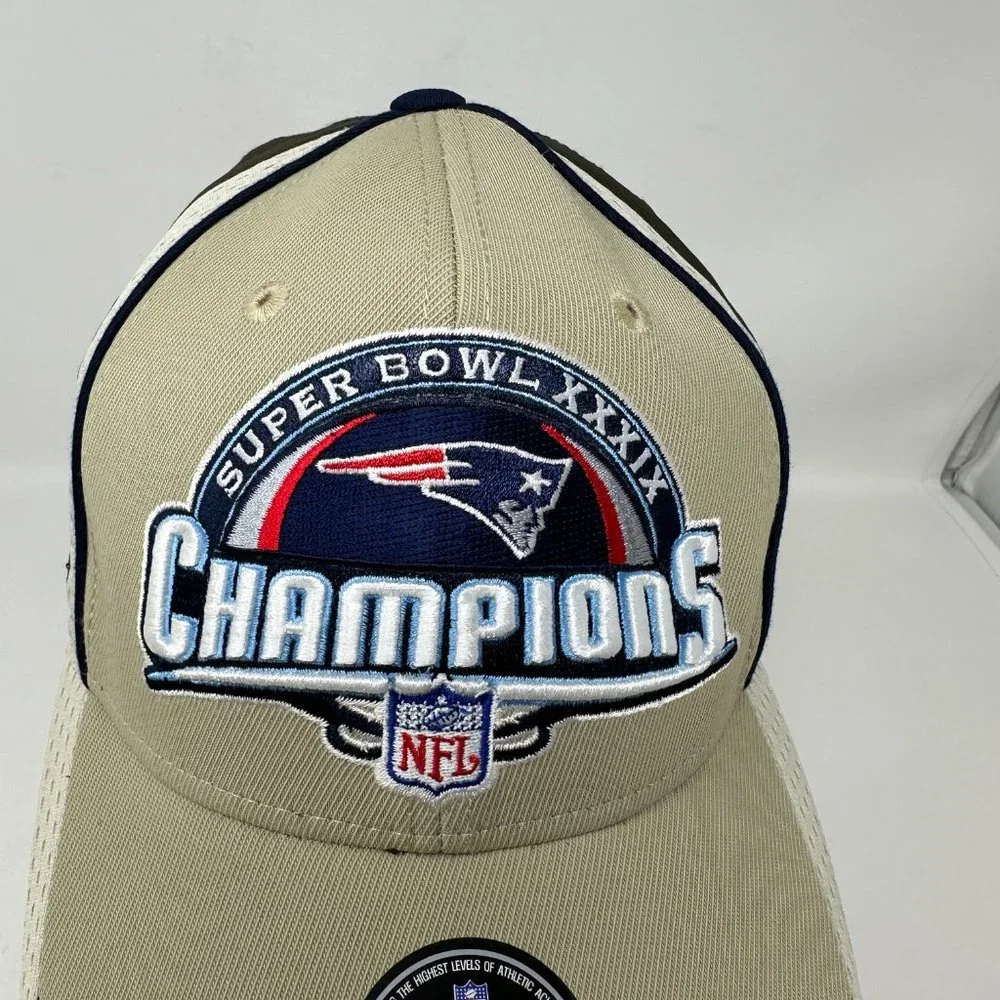 New England Patriots Super Bowl Champions XXXIX 39 Champions LOCKER ROOM HAT - Picture 7 of 13